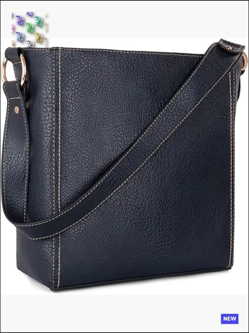 Trendy Soft Vegan Leather Hobo Bag Shoulder Purse Handbag Casual Classic